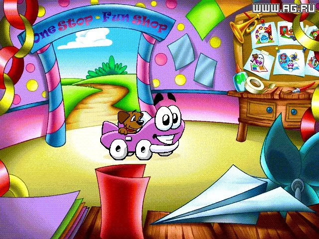 Изображение игры: Putt-Putt's One-Stop Fun Shop