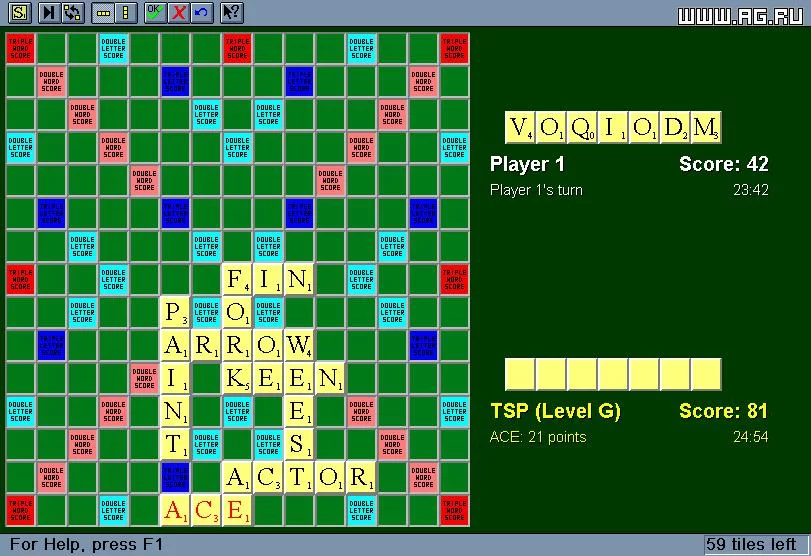 Изображение игры: The Scrabble Power