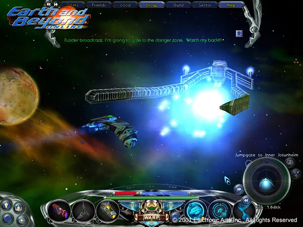 Изображение игры: Earth & Beyond