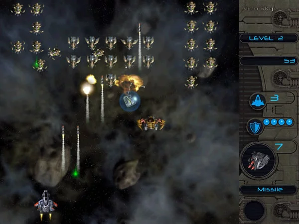 Изображение игры: Alien Sky