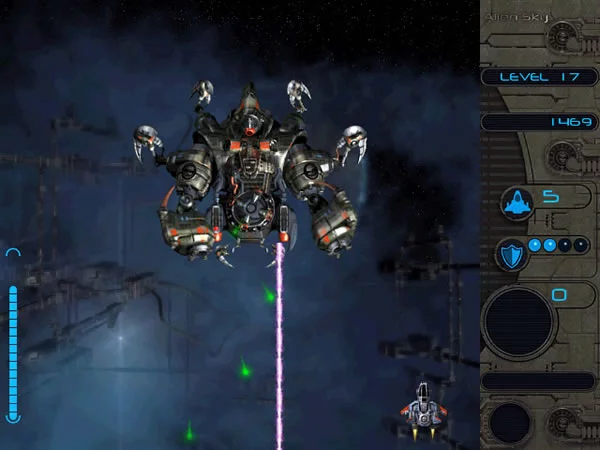 Изображение игры: Alien Sky