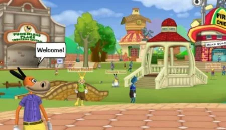 Изображение игры: Disney's Toontown Online