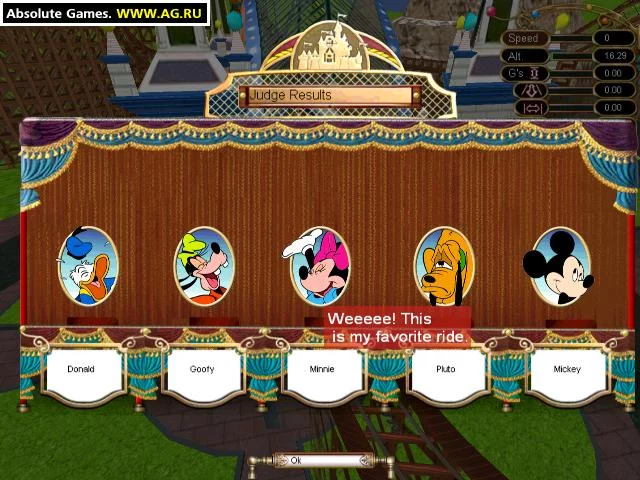 Изображение игры: Ultimate Ride Disney Coaster