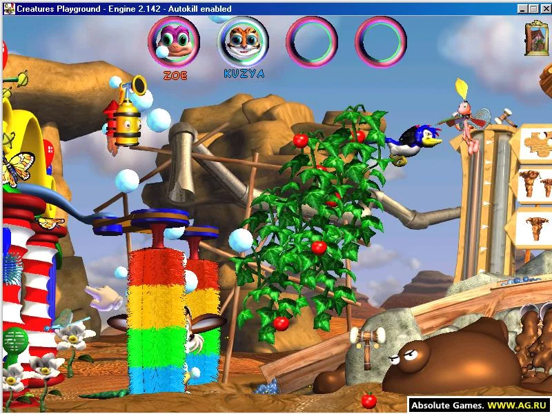 Изображение игры: Creatures Playground