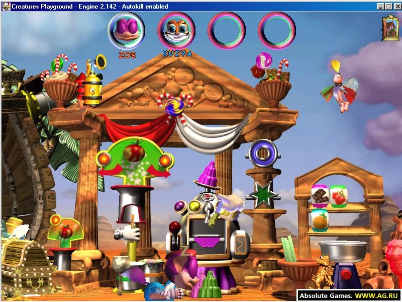 Изображение игры: Creatures Playground