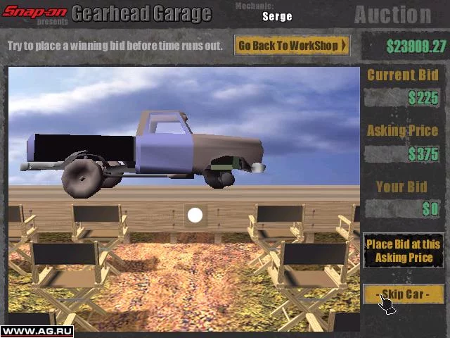 Изображение игры: Gearhead Garage: The Virtual Mechanic