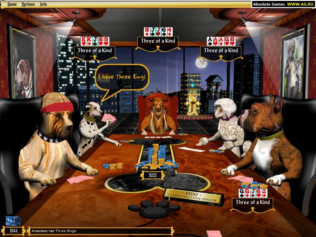 Изображение игры: Dogs Playing Poker