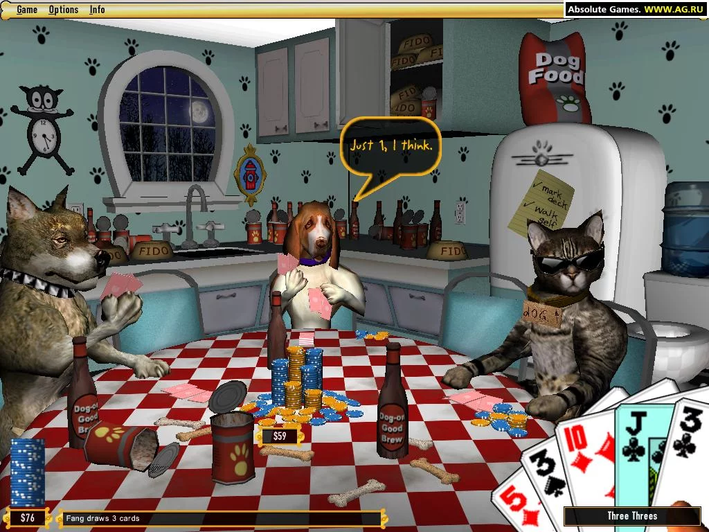 Изображение игры: Dogs Playing Poker