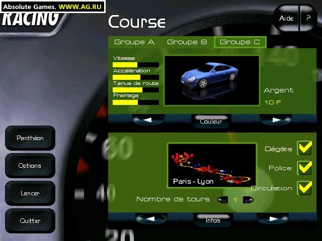 Изображение игры: Paris-Marseille Racing