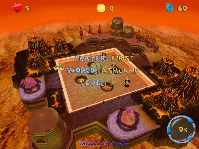 Изображение игры: Bugix: Adventures on the Flying Islands