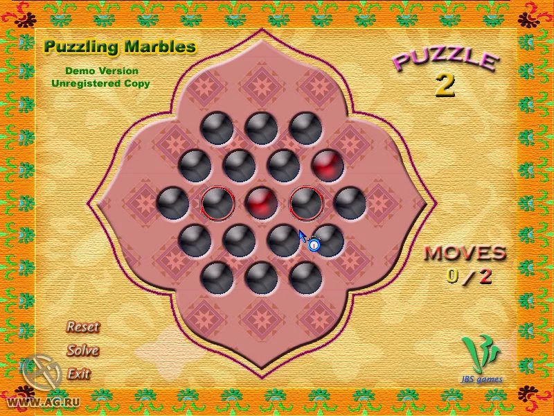 Изображение игры: Puzzling Marbles