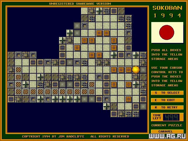 Изображение игры: Sokoban 1994