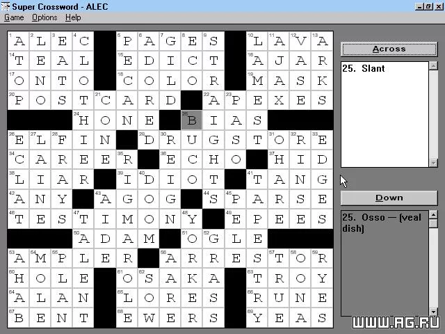 Изображение игры: Super Crossword