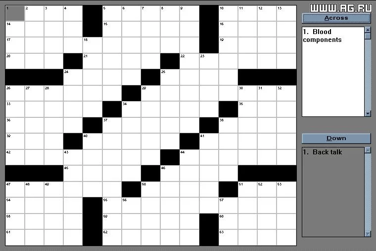 Изображение игры: Super Crossword