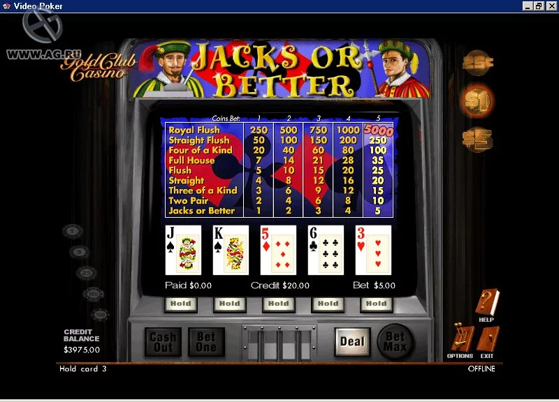 Изображение игры: Gold Club Casino