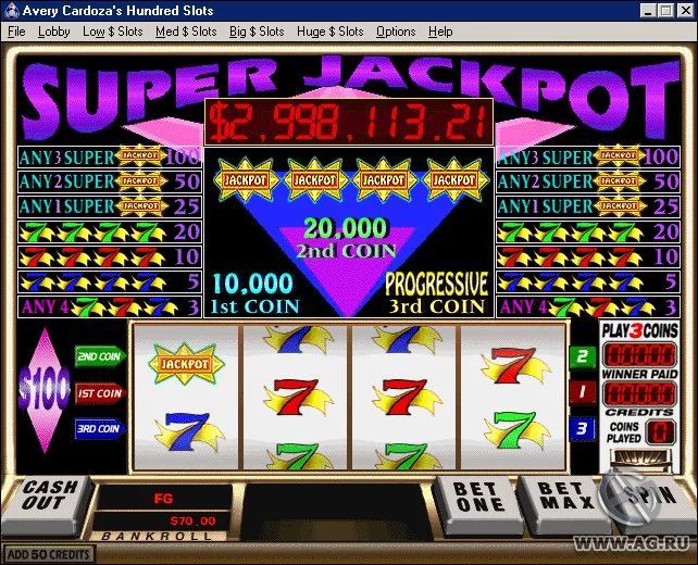 Изображение игры: Avery Cardoza's 100 Slots
