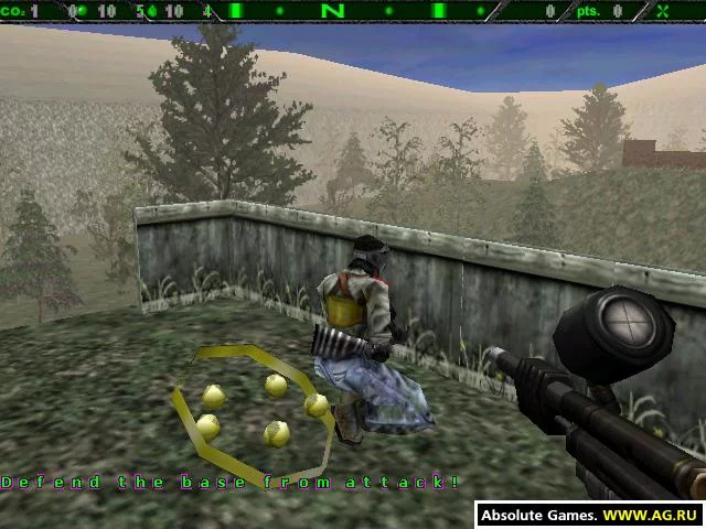 Изображение игры: High Impact Paintball