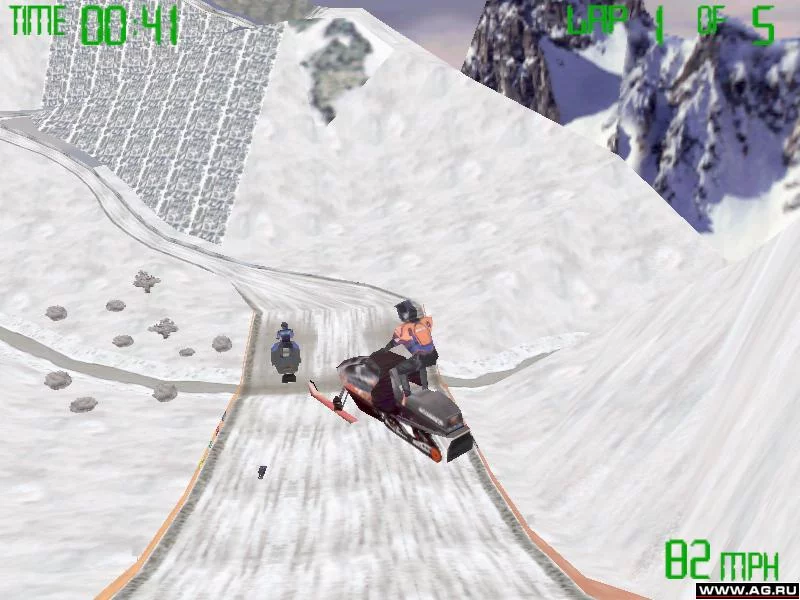 Изображение игры: Snowmobile Championship 2000