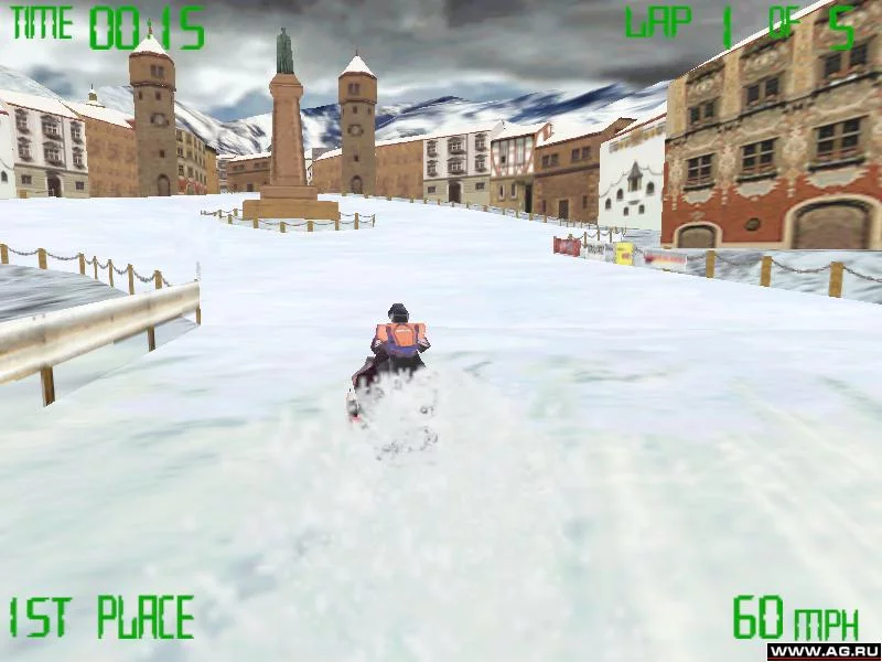 Изображение игры: Snowmobile Championship 2000