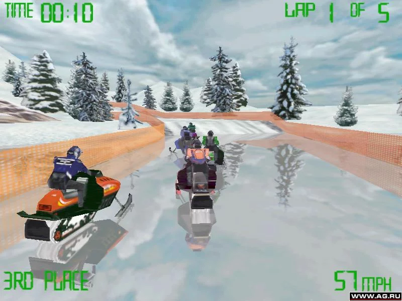 Изображение игры: Snowmobile Championship 2000