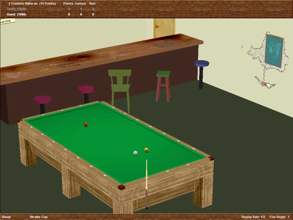 Изображение игры: Virtual Pool Hall