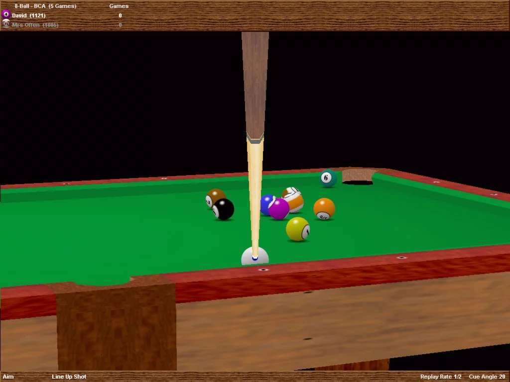 Изображение игры: Virtual Pool Hall