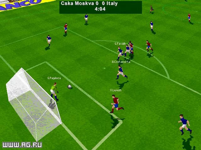 Изображение игры: Kick Off '96