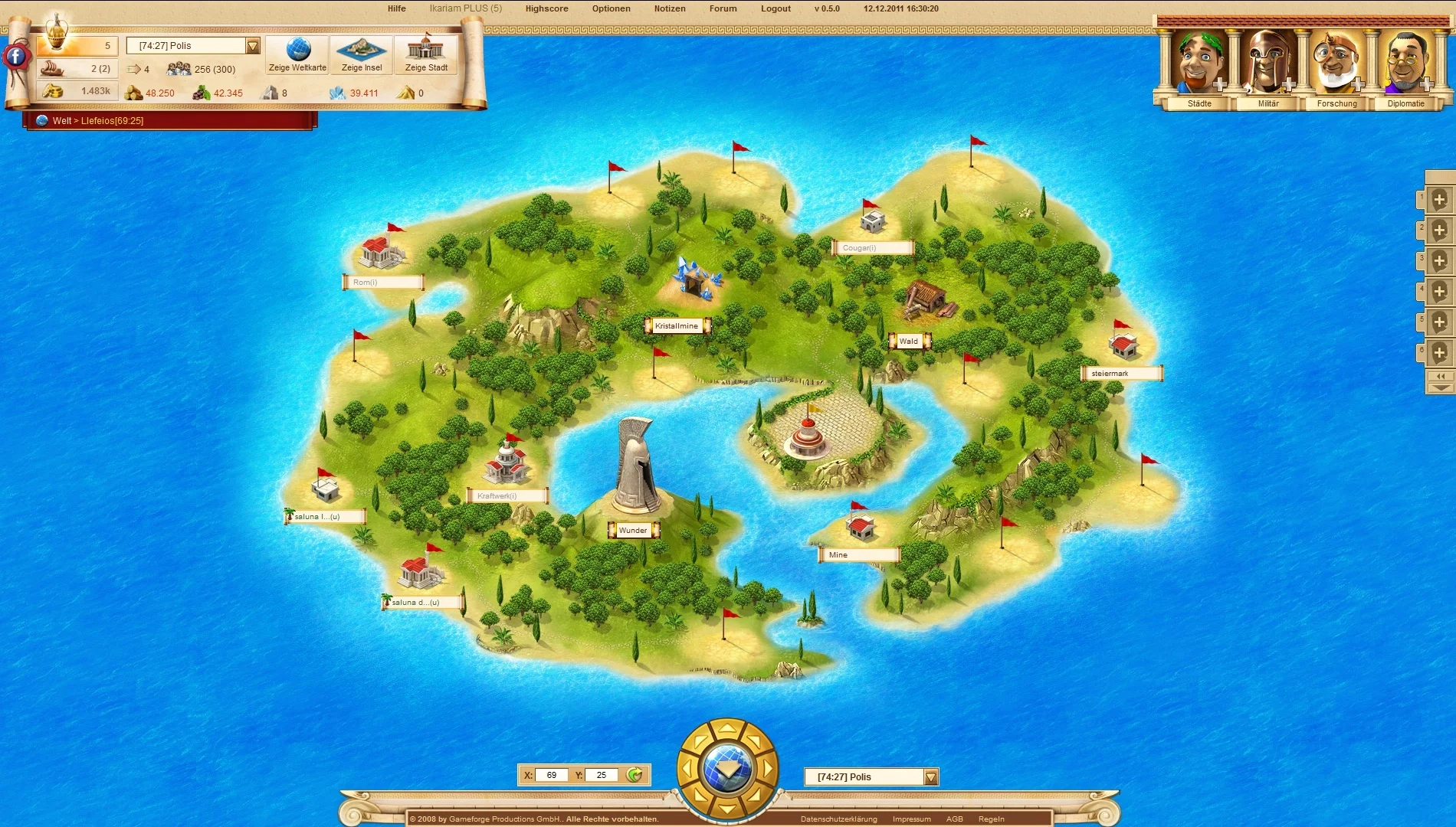 Изображение игры: Ikariam