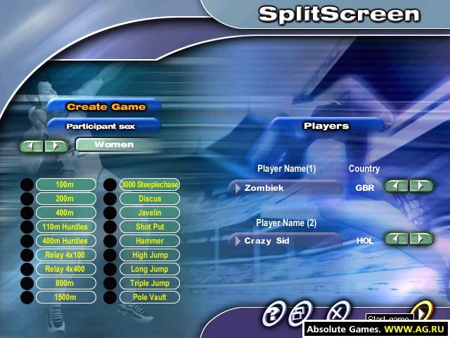 Изображение игры: Sergei Bubka's Millennium Games