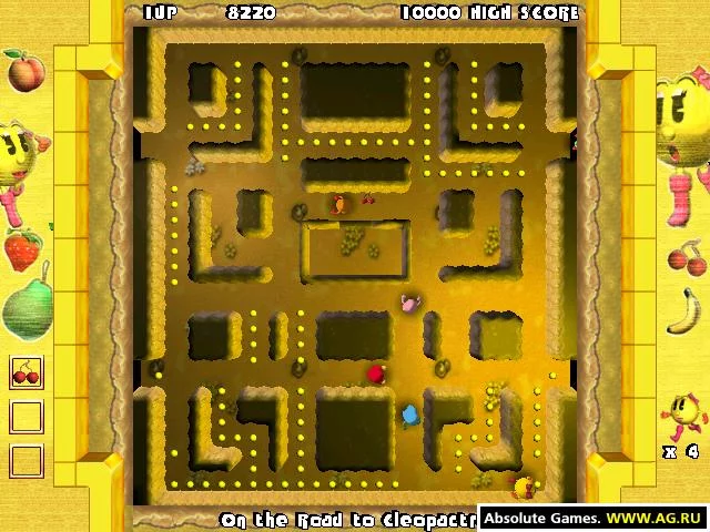 Изображение игры: Ms. Pac-Man: Quest for the Golden Maze