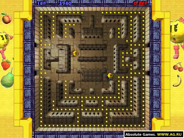 Изображение игры: Ms. Pac-Man: Quest for the Golden Maze