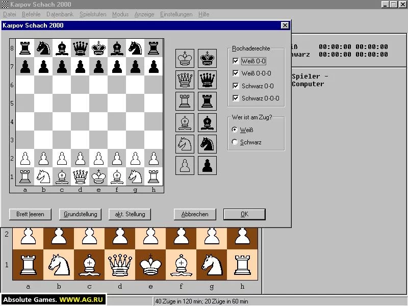 Изображение игры: Karpov Schach 2000