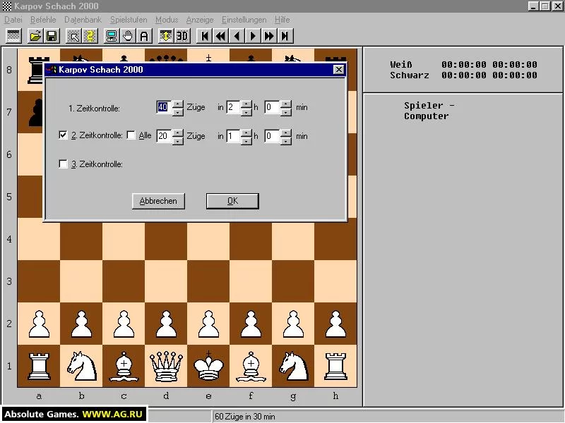 Изображение игры: Karpov Schach 2000