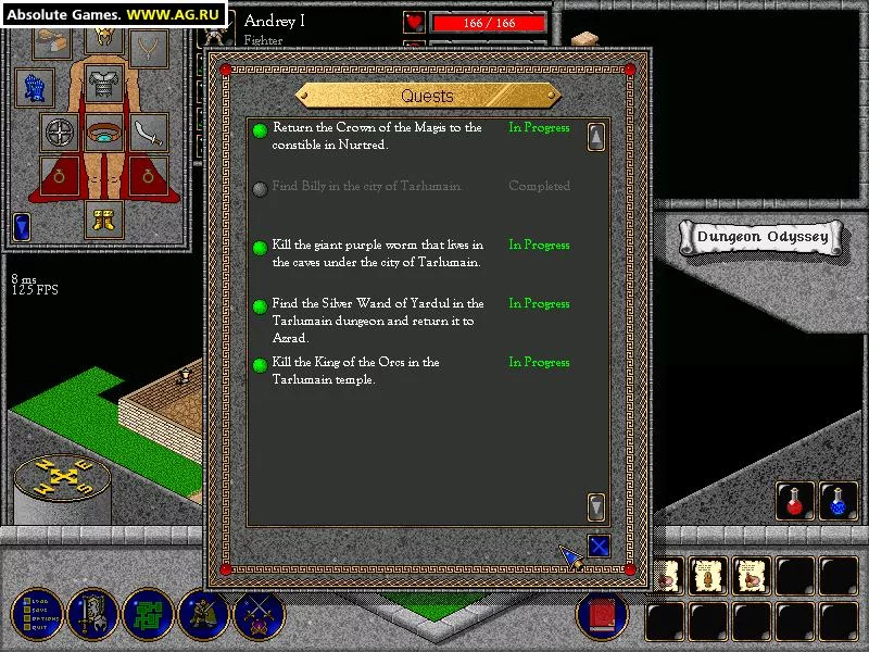 Изображение игры: Aaron Hall's Dungeon Odyssey