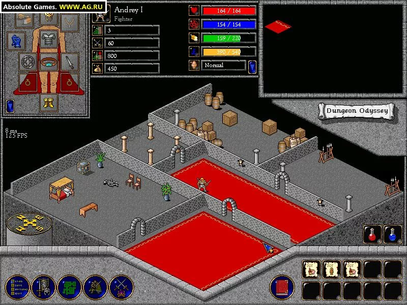 Изображение игры: Aaron Hall's Dungeon Odyssey