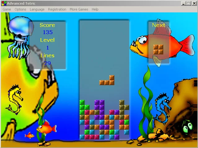 Изображение игры: Advanced Tetric