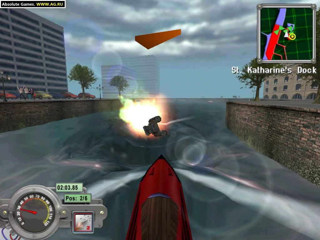 Изображение игры: London Thames Racer