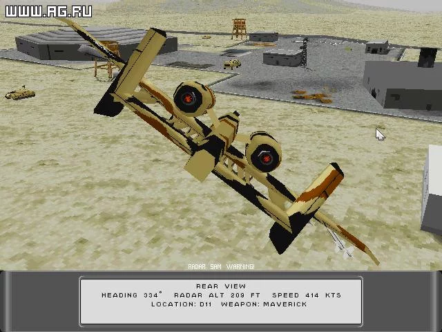 Изображение игры: Silent Thunder: A-10 Tank Killer 2