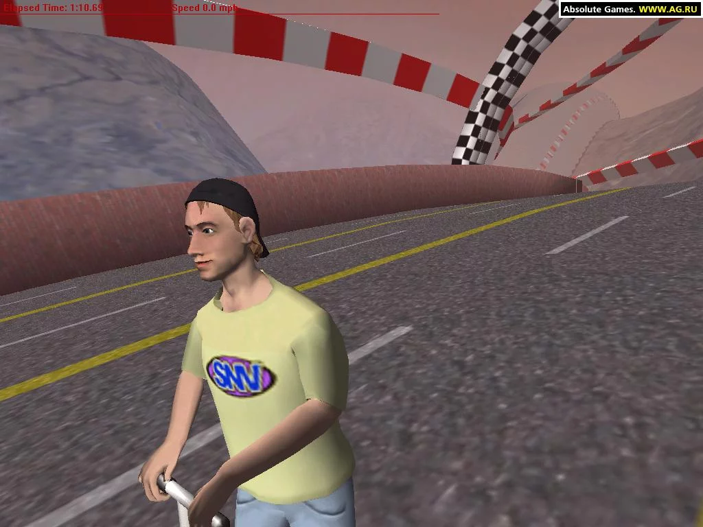 Изображение игры: 3D Scooter Racing