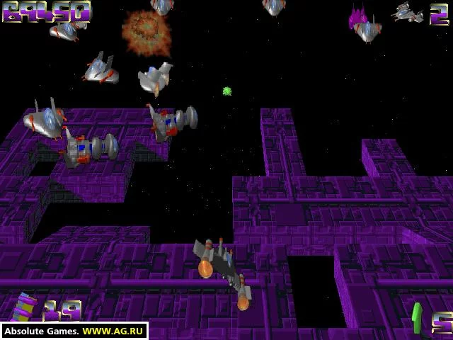 Изображение игры: 3D Hyper Space Fighters
