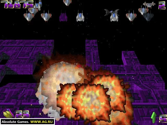 Изображение игры: 3D Hyper Space Fighters