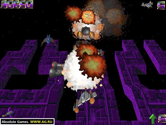 Изображение игры: 3D Hyper Space Fighters