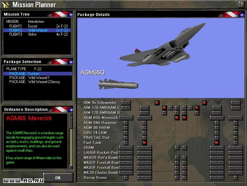 Изображение игры: F-22 Total Air War