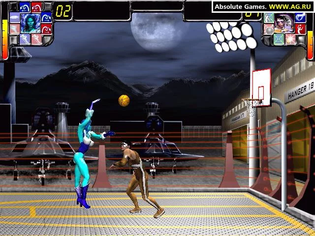 Изображение игры: Superhero Sports Basketball