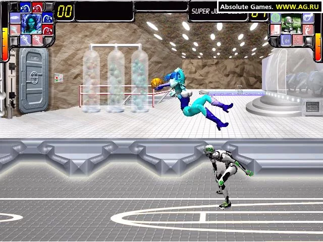 Изображение игры: Superhero Sports Basketball