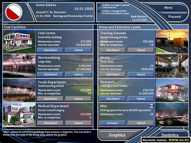 Изображение игры: Total Club Manager 2003