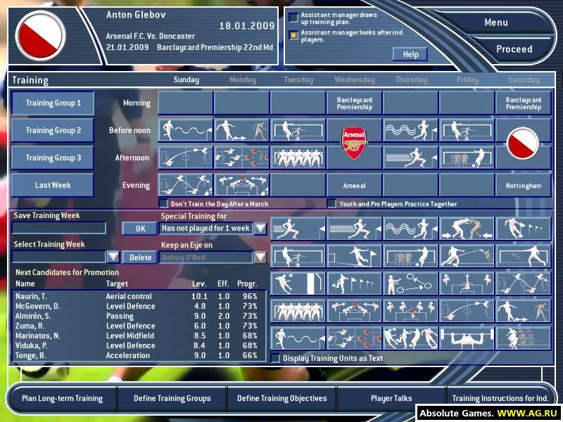 Изображение игры: Total Club Manager 2003