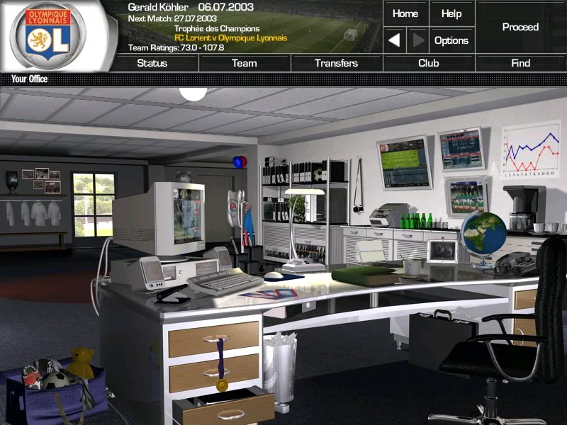 Изображение игры: Total Club Manager 2004