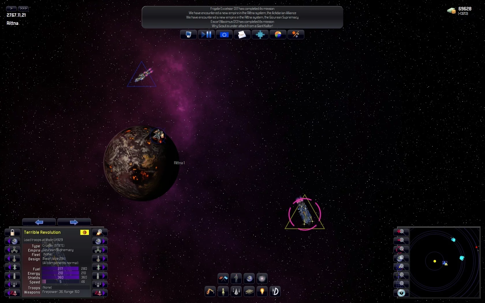 Изображение игры: Distant Worlds