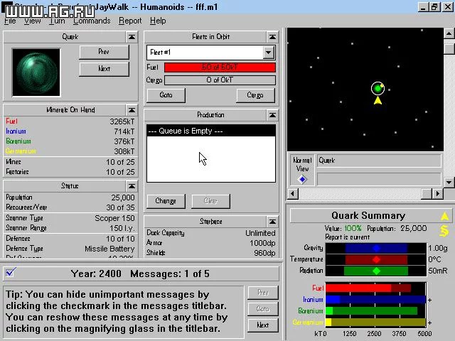 Изображение игры: Stars! 2